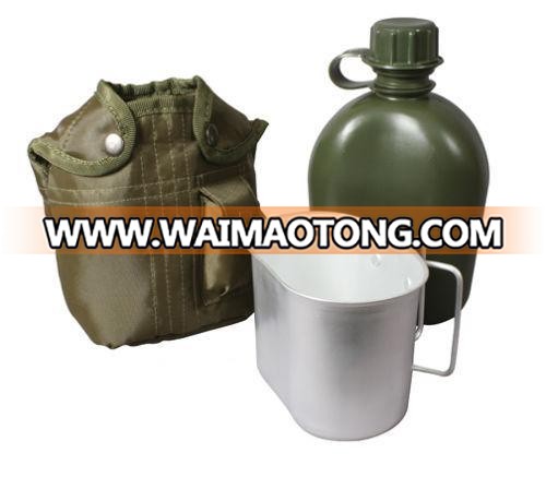 Gi Style Olive/ Brown Drab 1 Qt Plastic Canteen