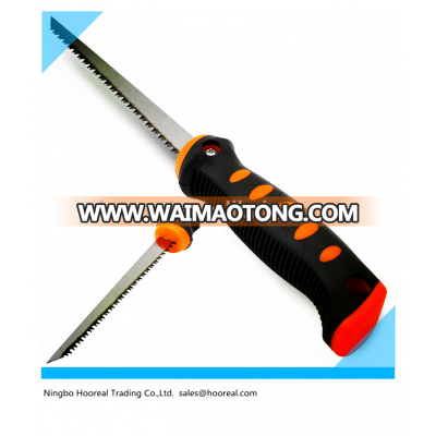 NEW 6" BALDE WALLBOARD HOLE SAW KEYHOLE DRYWALL SHEETROCK SAW CUTTER CAL-HAWK/JOB SAW 7TPI ABS TPR HANDLE 65Mn ALLOY STEEL