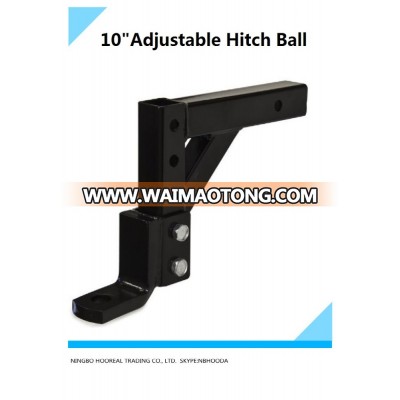 4 Positions 10" Adjustable Hitch Drop Ball Mount 2" Trailer Reciever